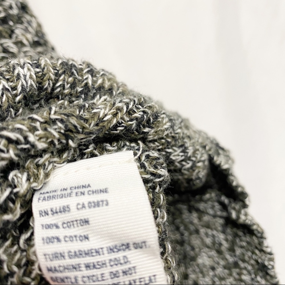 American Eagle Gray Hooded Knit Sweater - Picture 9 of 9